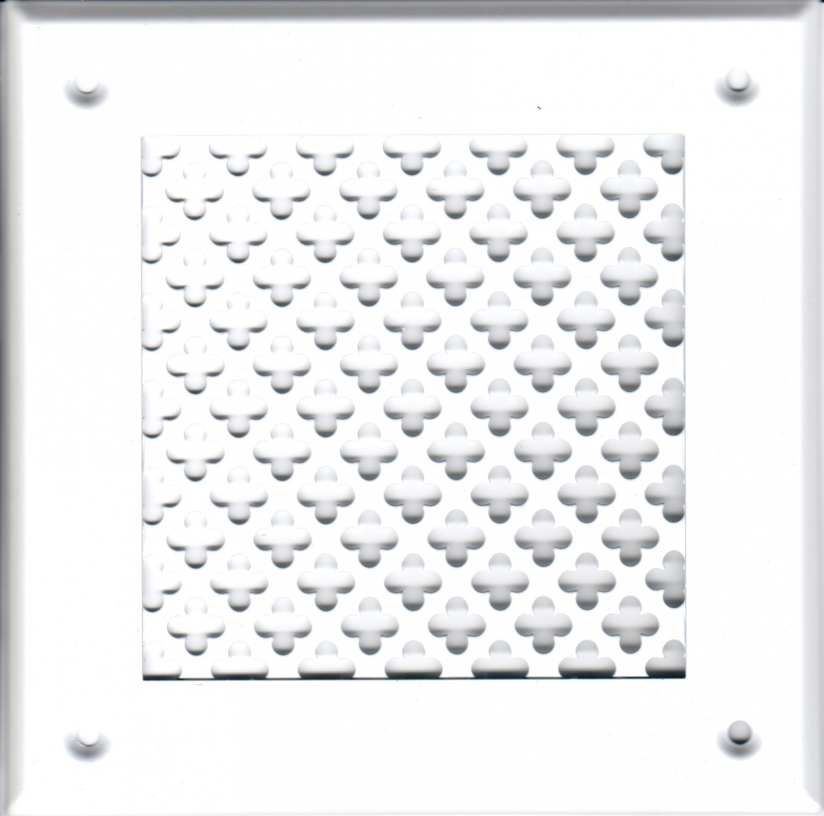 Решётка 150 150 белая, большой цветок