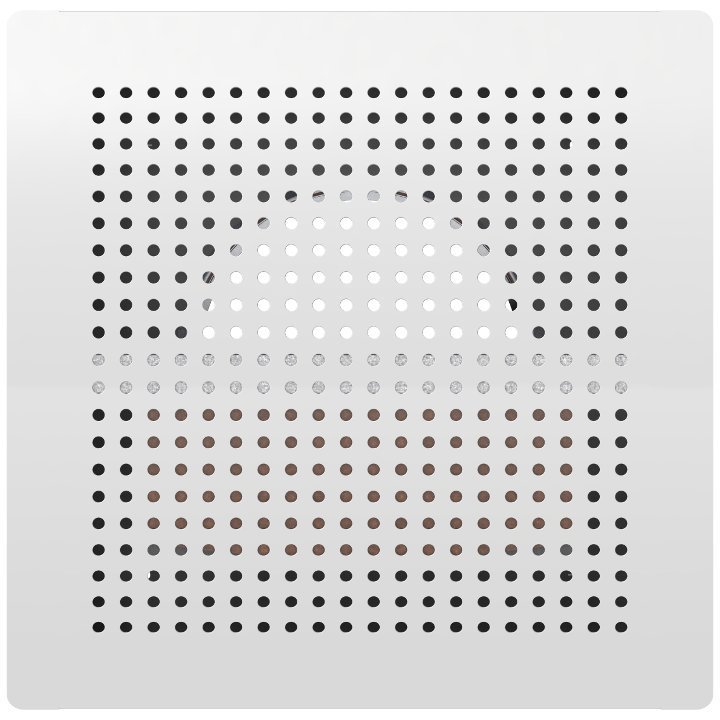 Приточный диффузор SystemAir BOR-S-100-SW для настенного и потолочного монтажа d 100мм