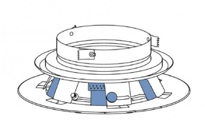 Приточный диффузор SystemAir BOR-C-160-SW для настенного и потолочного монтажа d 160мм